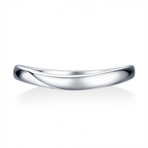 DM-55/53《オーバーエクセレント|Over Excellent》結婚指輪／やさしいカーブに一本のデザインラインをプラス。