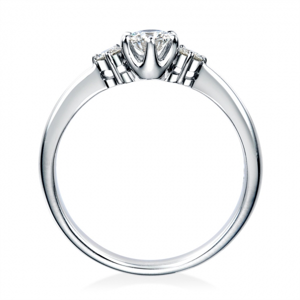 DR-53《オーバーエクセレント|Over Excellent》婚約指輪／細部にこだわるエレガントな大人向けのシンプルな婚約指輪です。